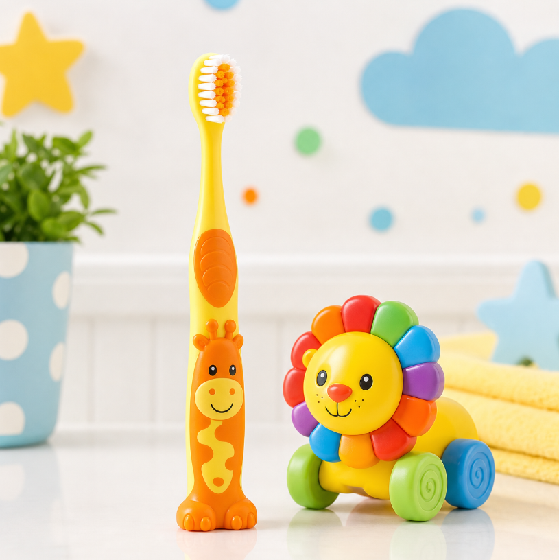 Kids' Fun Timer Brush with Soft Bristles